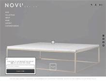 Tablet Screenshot of novudesign.com